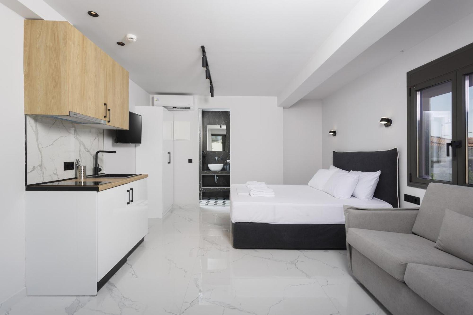 Rigas Boutique Rooms Pefkochori Exterior foto