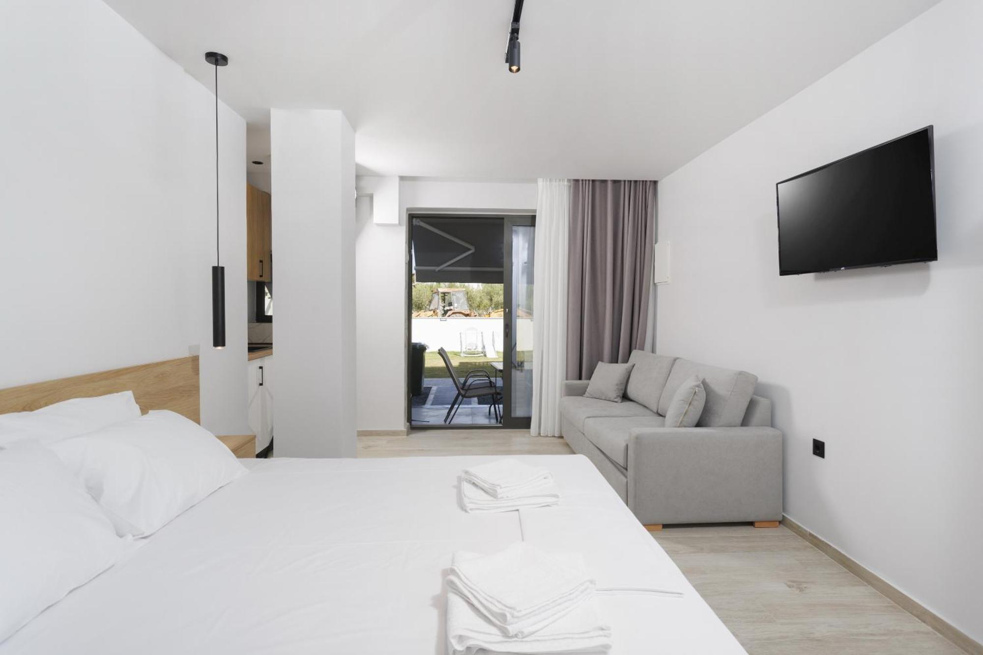 Rigas Boutique Rooms Pefkochori Exterior foto