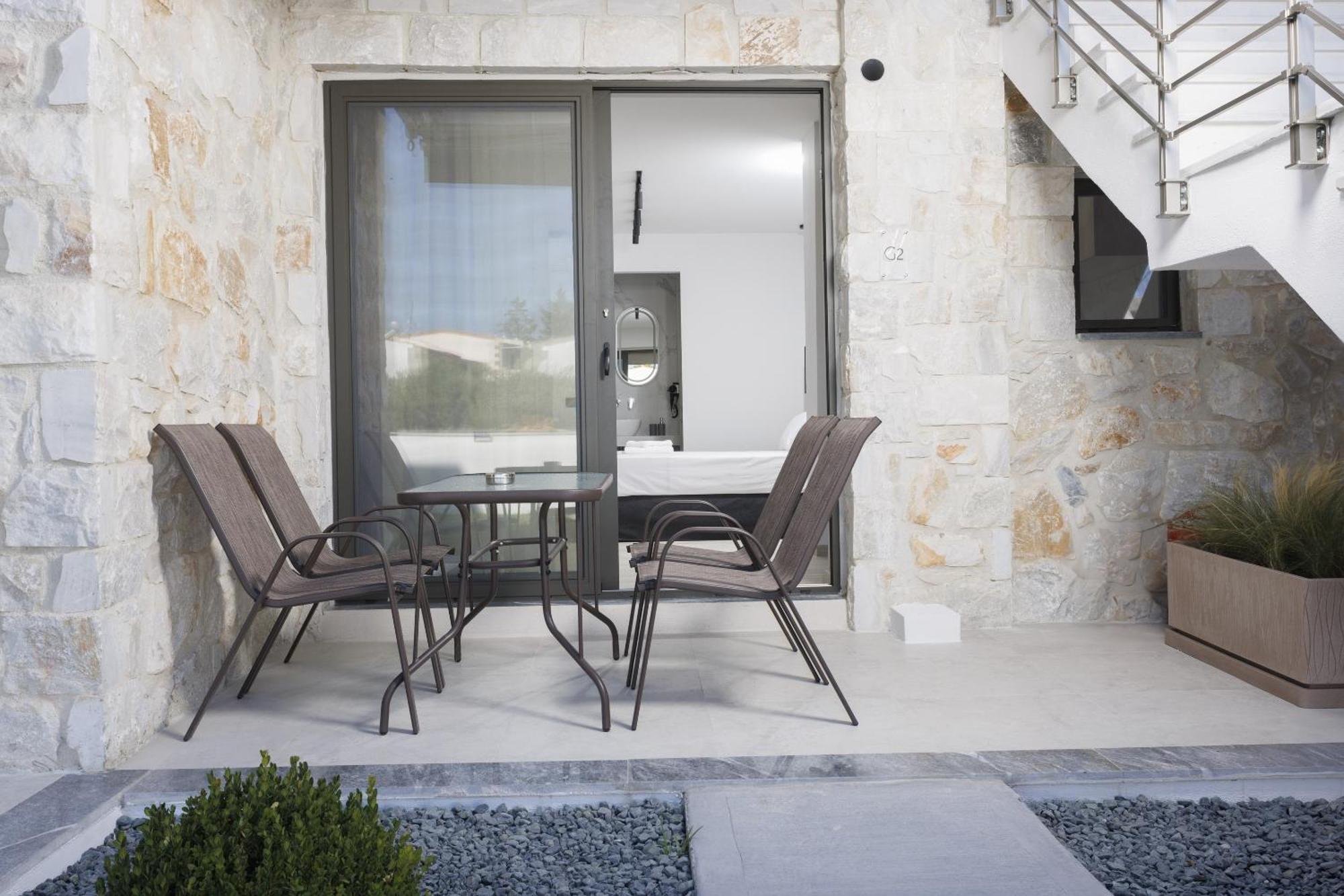 Rigas Boutique Rooms Pefkochori Exterior foto