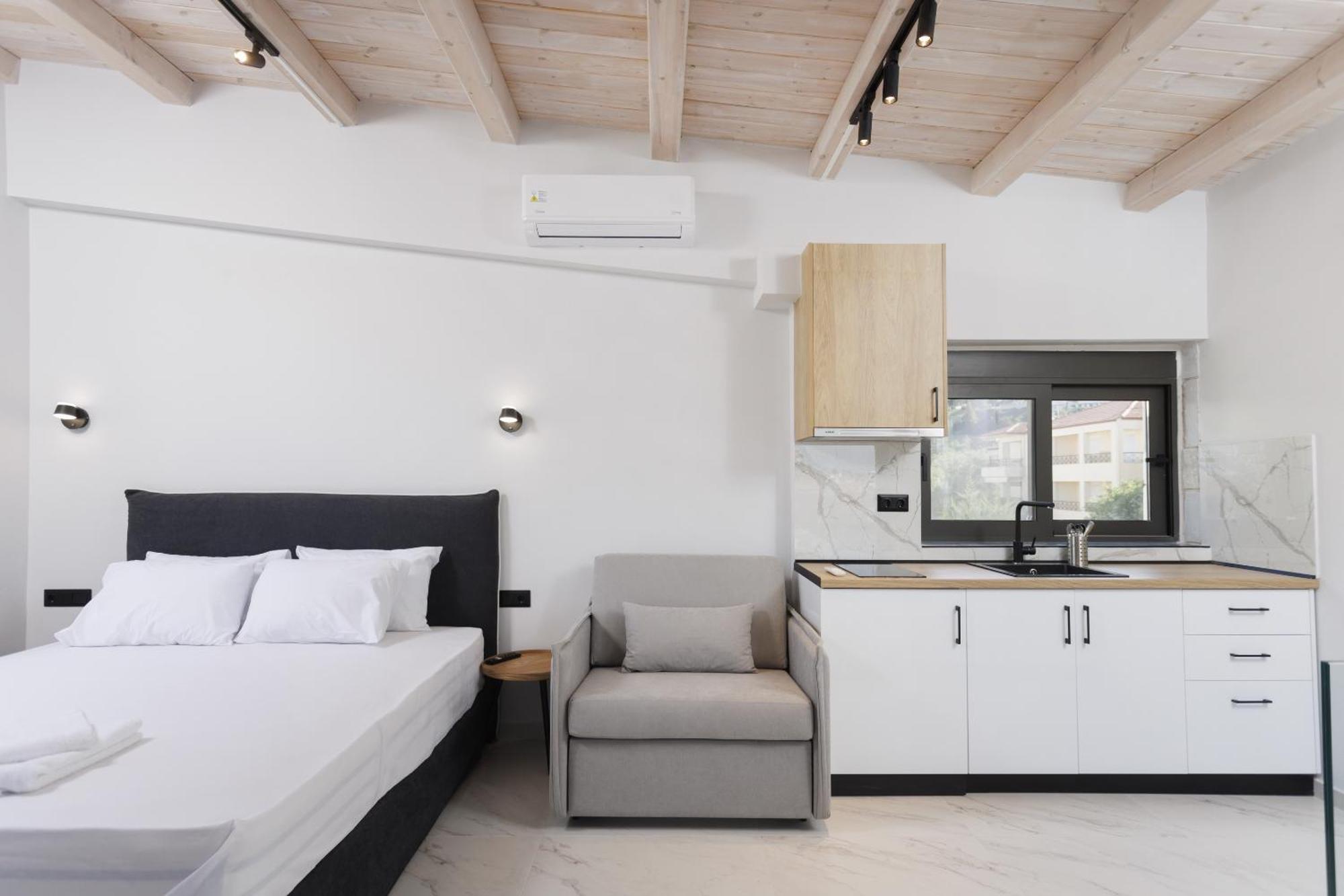Rigas Boutique Rooms Pefkochori Exterior foto