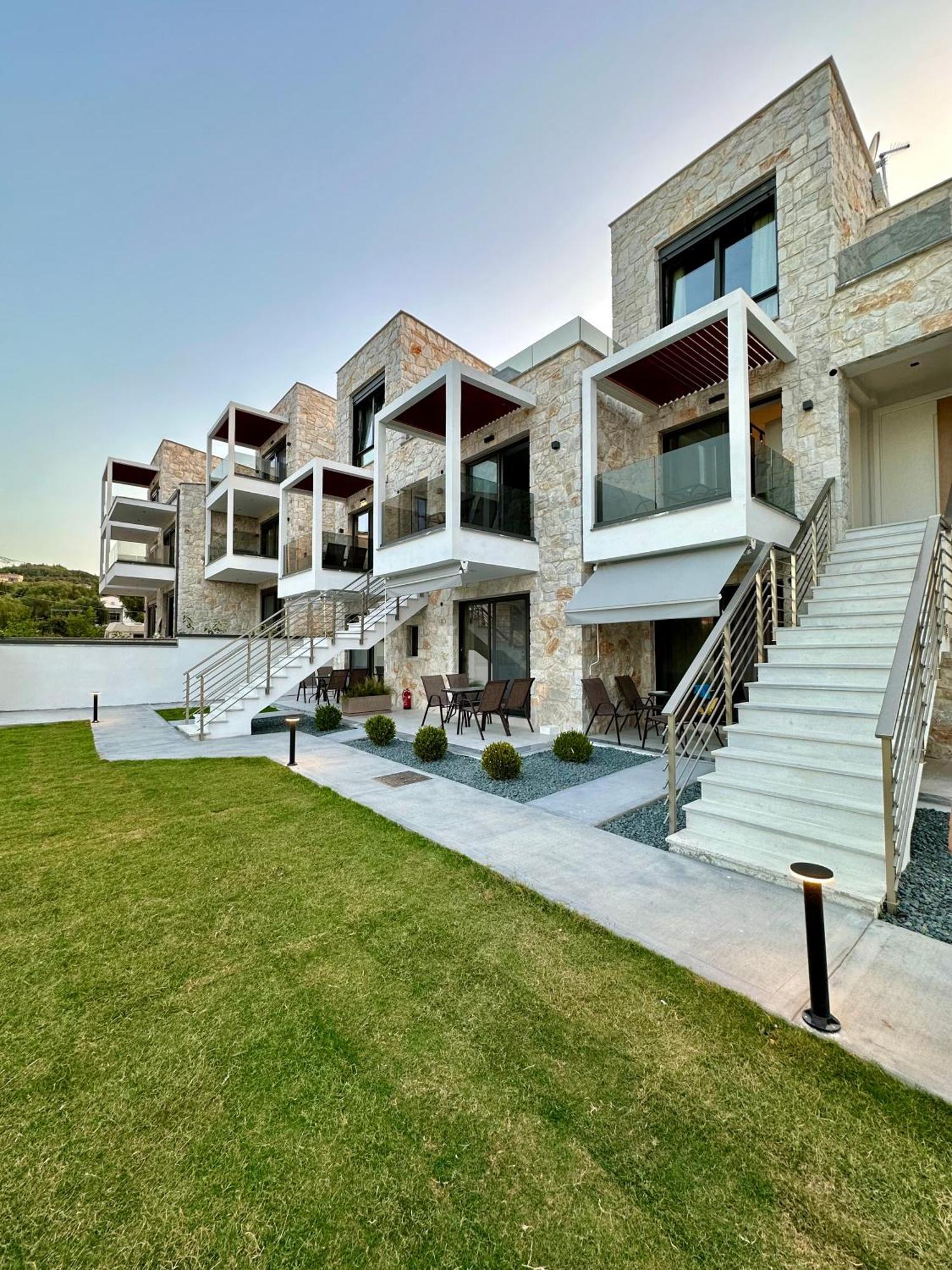 Rigas Boutique Rooms Pefkochori Exterior foto